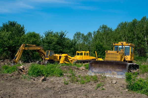 Bulldozer Clearing in Asheville